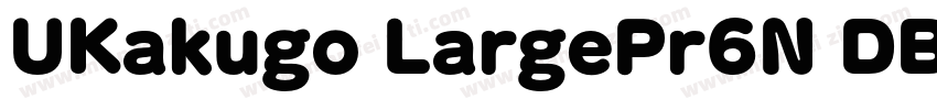 UKakugo LargePr6N DB字体转换